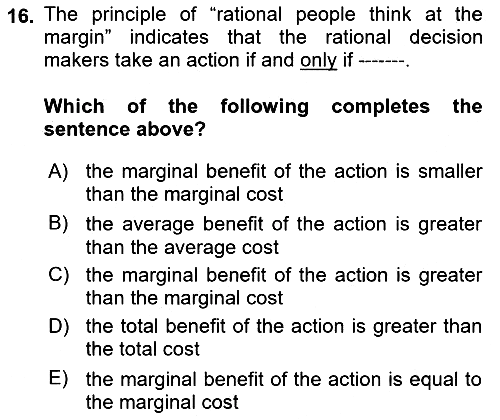 Introduction to Economics 1 2025-2026 Ara Sınav - 16. soru