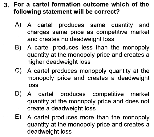 Introduction to Economics 1 2024-2025 Dönem Sonu Sınavı - 3. soru