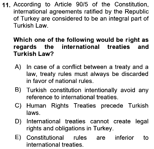 Introduction to Law 2017-2018 Ara Sınav - 11. soru