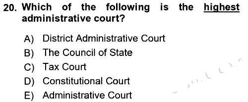Introduction to Law 2021-2022 Ara Sınav - 20. soru