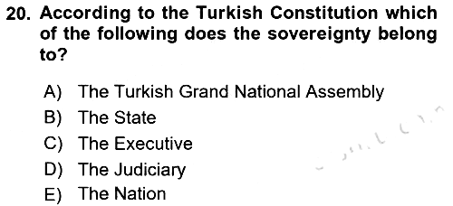 Introduction to Law 2023-2024 Ara Sınav - 20. soru