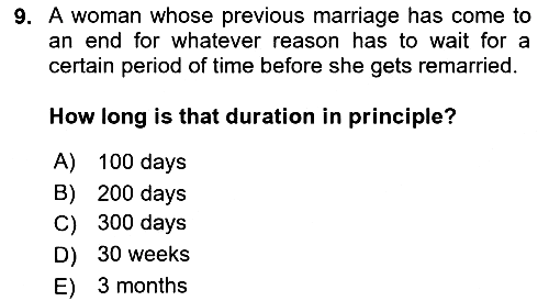 Introduction to Law 2022-2023 Yaz Okulu Sınavı - 9. soru