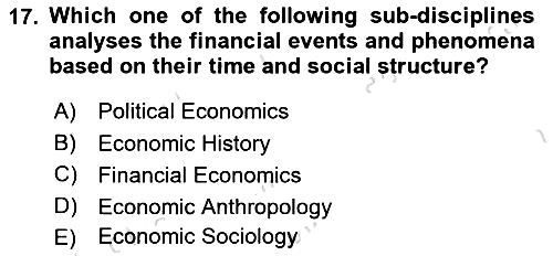 Introduction to Sociology 2019-2020 Ara Sınav - 17. soru