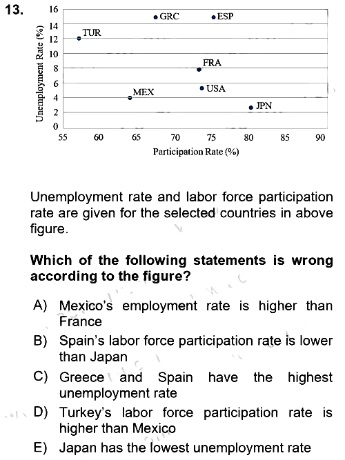 Labor Economics 2024-2025 Dönem Sonu Sınavı - 13. soru