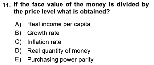Macroeconomic Theory 2024-2025 Dönem Sonu Sınavı - 11. soru