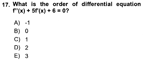 Mathematical Economics 2023-2024 Dönem Sonu Sınavı - 17. soru