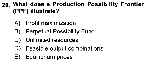 Mathematical Economics 2025-2026 Dönem Sonu Sınavı - 20. soru