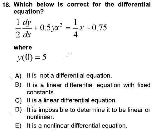 Mathematical Economics 2022-2023 Yaz Okulu Sınavı - 18. soru