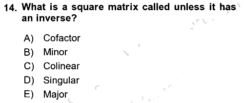 Mathematical Economics 2024-2025 Yaz Okulu Sınavı - 14. soru