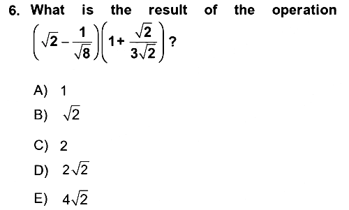 Mathematics 1 2017-2018 Ara Sınav - 6. soru