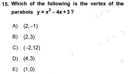 Mathematics 1 2017-2018 Ara Sınav - 15. soru