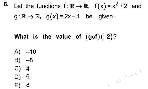 Mathematics 1 2019-2020 Ara Sınav - 8. soru