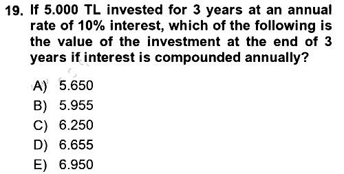 Mathematics 1 2021-2022 Ara Sınav - 19. soru