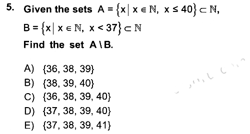 Mathematics 1 2022-2023 Ara Sınav - 5. soru