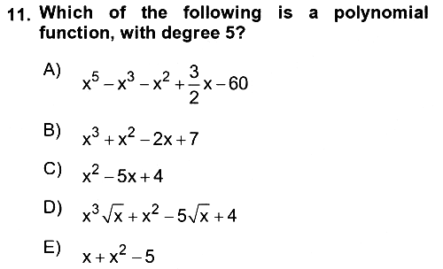 Mathematics 1 2024-2025 Ara Sınav - 11. soru