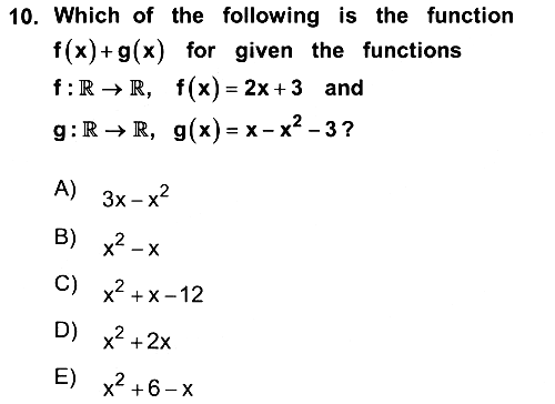 Mathematics 1 2025-2026 Ara Sınav - 10. soru