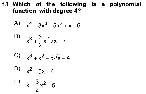 Mathematics 1 2025-2026 Ara Sınav - 13. soru