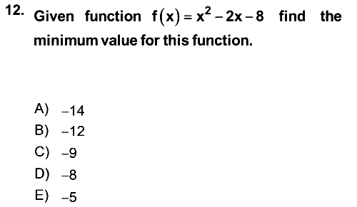 Mathematics 1 2019-2020 Dönem Sonu Sınavı - 12. soru