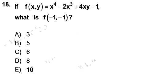 Mathematics 1 2019-2020 Dönem Sonu Sınavı - 18. soru