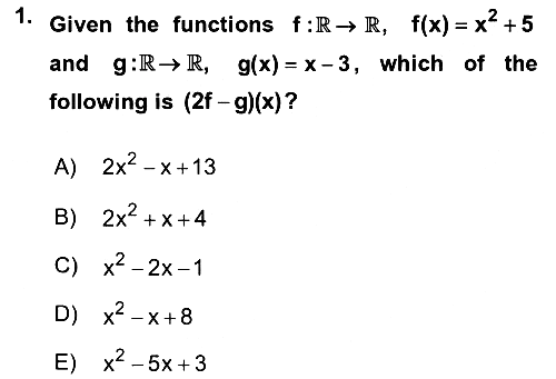 Mathematics 1 2021-2022 Dönem Sonu Sınavı - 1. soru