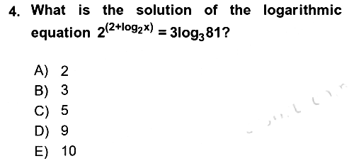 Mathematics 1 2021-2022 Dönem Sonu Sınavı - 4. soru