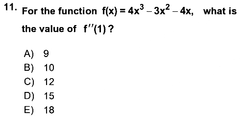 Mathematics 1 2021-2022 Dönem Sonu Sınavı - 11. soru