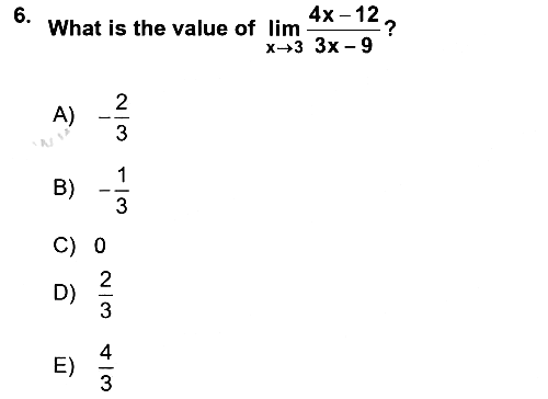 Mathematics 1 2022-2023 Dönem Sonu Sınavı - 6. soru