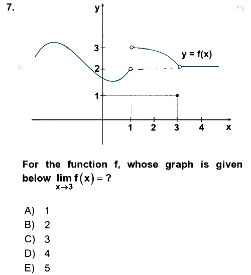 Mathematics 1 2023-2024 Dönem Sonu Sınavı - 7. soru