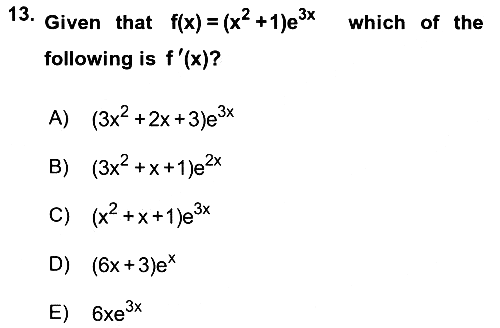 Mathematics 1 2018-2019 Yaz Okulu Sınavı - 13. soru