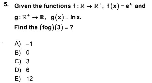 Mathematics 1 2022-2023 Yaz Okulu Sınavı - 5. soru