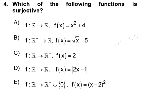 Mathematics 1 2023-2024 Yaz Okulu Sınavı - 4. soru