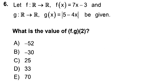 Mathematics 1 2023-2024 Yaz Okulu Sınavı - 6. soru