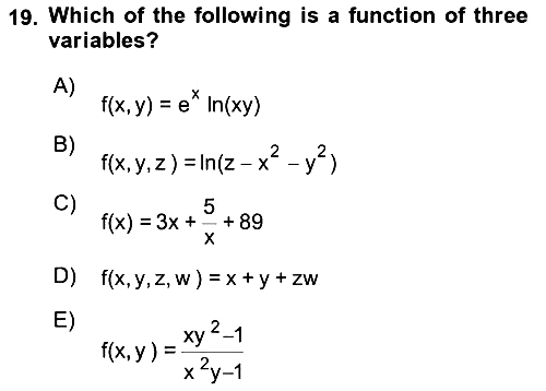 Mathematics 1 2023-2024 Yaz Okulu Sınavı - 19. soru