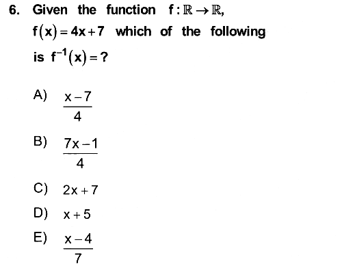 Mathematics 1 2024-2025 Yaz Okulu Sınavı - 6. soru