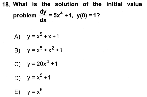 Mathematics 2 2017-2018 Ara Sınav - 18. soru