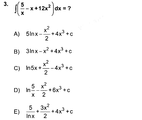 Mathematics 2 2018-2019 Ara Sınav - 3. soru