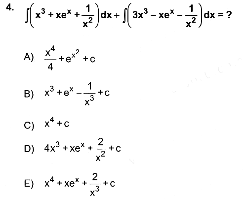 Mathematics 2 2018-2019 Ara Sınav - 4. soru