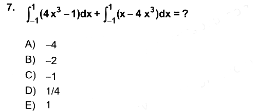 Mathematics 2 2018-2019 Ara Sınav - 7. soru