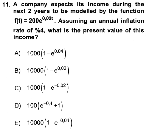 Mathematics 2 2018-2019 Ara Sınav - 11. soru
