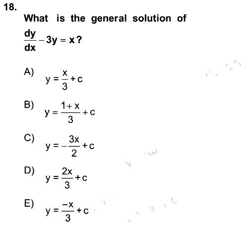 Mathematics 2 2023-2024 Ara Sınav - 18. soru
