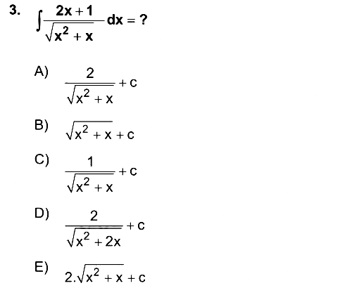 Mathematics 2 2024-2025 Ara Sınav - 3. soru