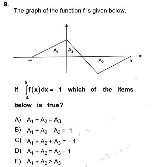 Mathematics 2 2024-2025 Ara Sınav - 9. soru