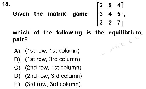 Mathematics 2 2021-2022 Dönem Sonu Sınavı - 18. soru