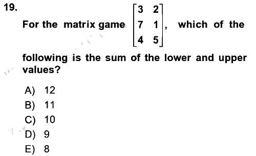 Mathematics 2 2021-2022 Dönem Sonu Sınavı - 19. soru