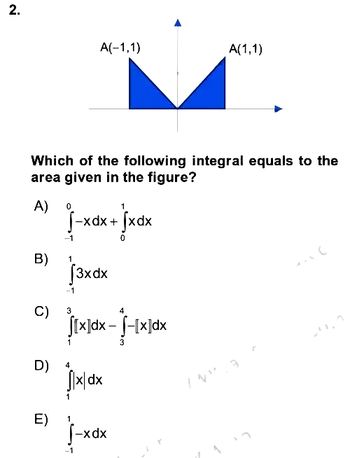Mathematics 2 2023-2024 Dönem Sonu Sınavı - 2. soru