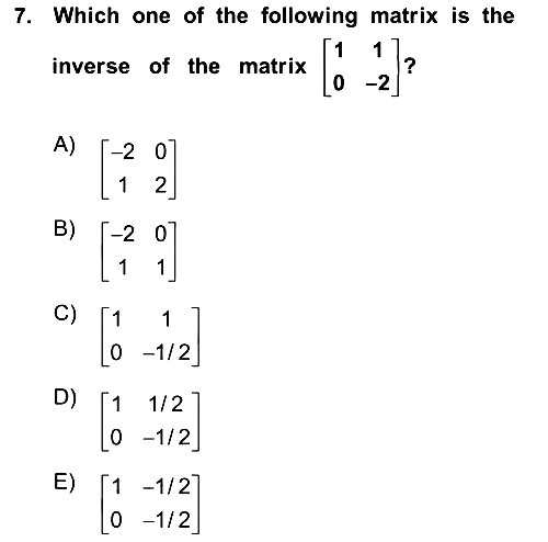 Mathematics 2 2023-2024 Dönem Sonu Sınavı - 7. soru