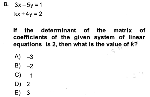 Mathematics 2 2023-2024 Dönem Sonu Sınavı - 8. soru