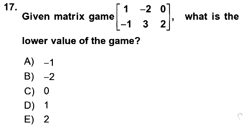 Mathematics 2 2023-2024 Dönem Sonu Sınavı - 17. soru