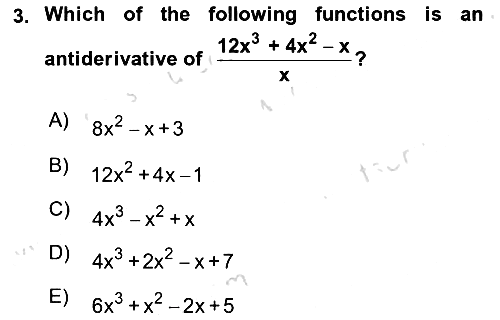 Mathematics 2 2024-2025 Dönem Sonu Sınavı - 3. soru