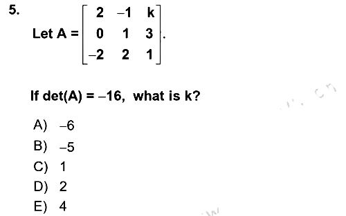 Mathematics 2 2024-2025 Dönem Sonu Sınavı - 5. soru